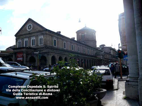complesso ospedale santo spirito in saxia via della conciliazione e dintorni roma