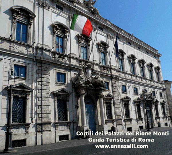 cortili palazzi rione monti roma