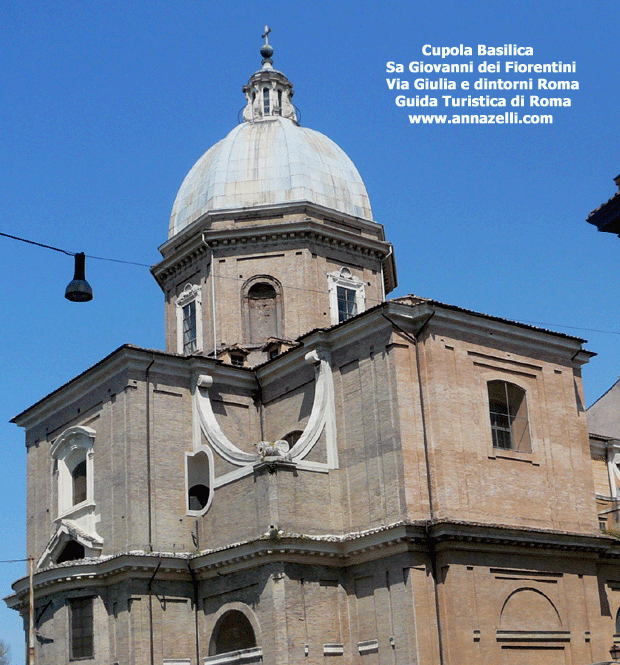 cupola basilica san giovanni dei fiorentini via giulia e dintorni roma