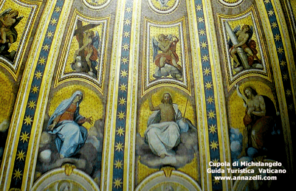 cupola di michelangelo particolare (basilica di san pietro roma)