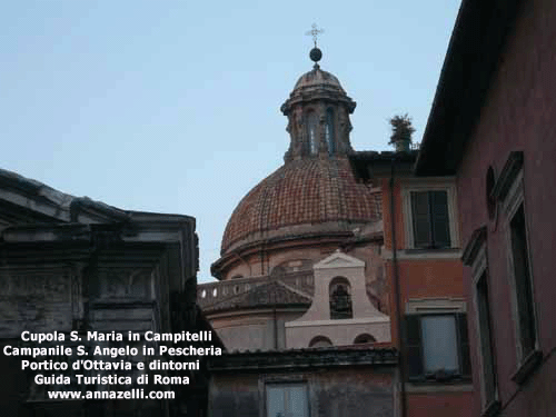 cupola e campanile chiesa santa maria in campitelli