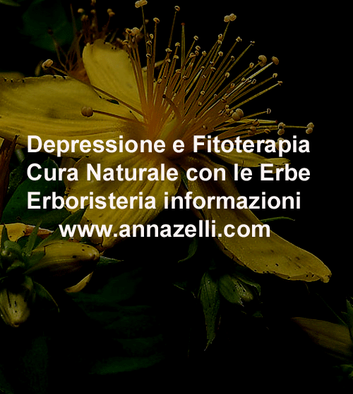 DEPRESSIONE FITOTERAPIA,CURA NATURALE CON LE ERBE, ERBORISTERIA