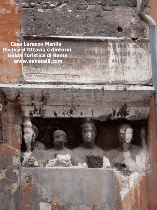 casa di lorenzo manlio portico d'ottavia roma
