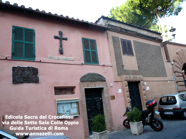 Edicola Sacra del Cristo a via delle Sette Sale Roma
