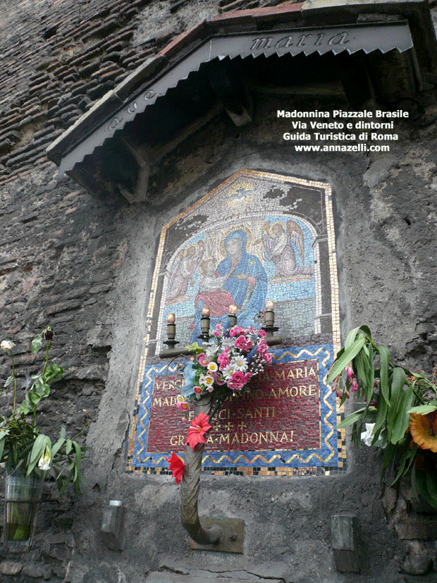 edicola sacra madonnella piazzale brasile via veneto e dintorni roma