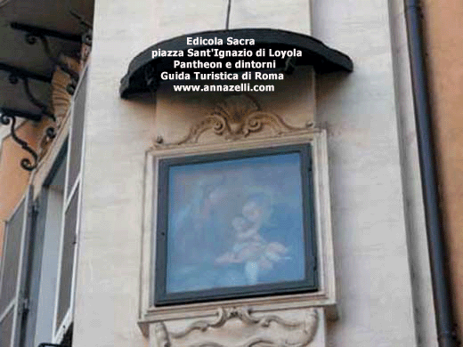edicola sacra piazza sant'ignazio pantheon e dintorni roma