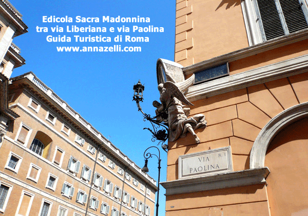 edicola sacra madonnina tra via paolina e via liberiana (roma)