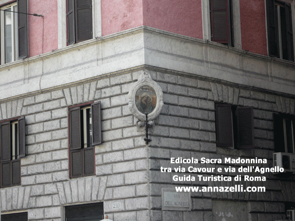 edicola sacra tra via cavour e via dell'agnello roma