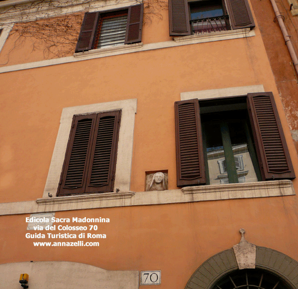 edicola sacra madonnina via del colosseo 70 (roma)