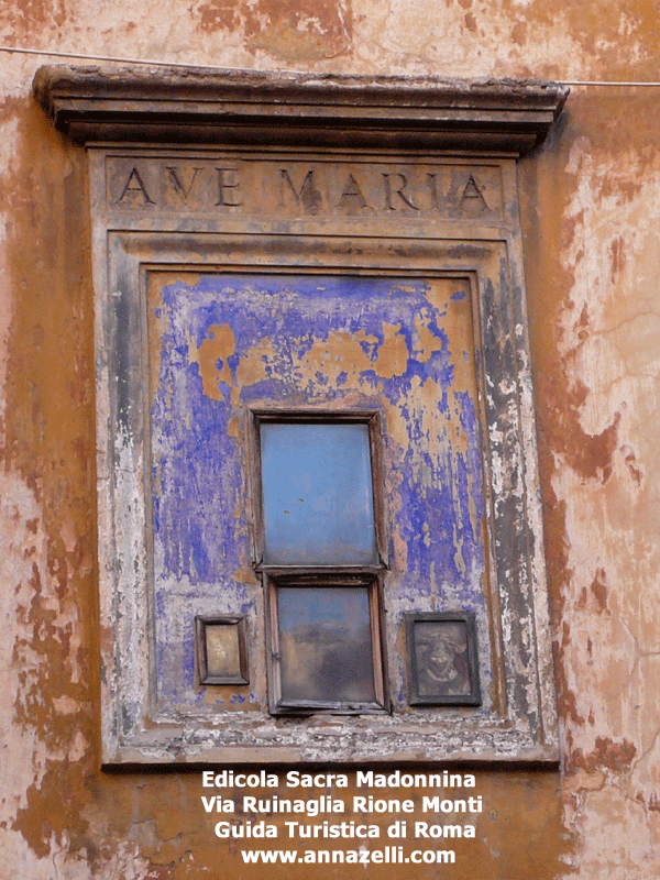 edicola sacra madonnina via ruinaglia roma