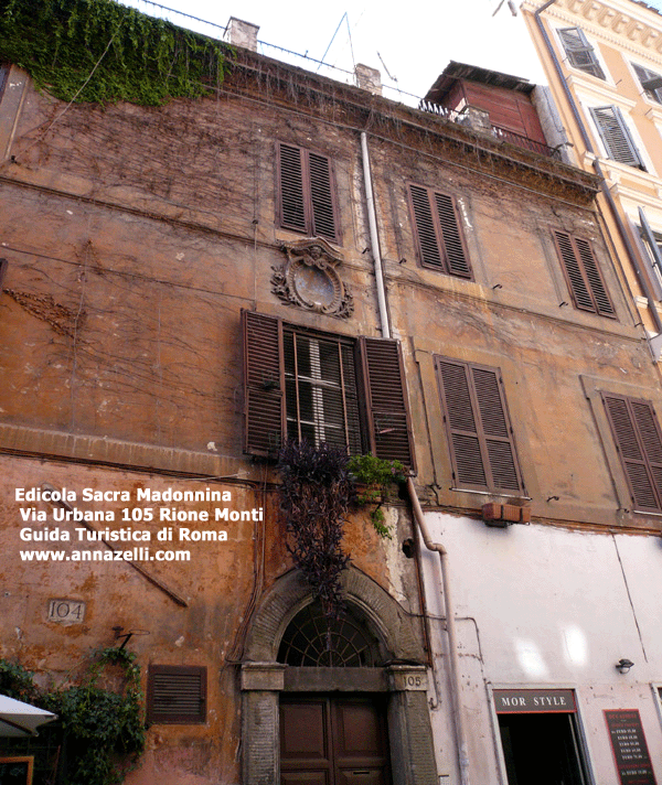 edicola sacra madonnina via urbana 105 roma