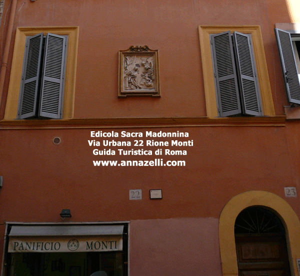edicola sacra madonnina via urbana 22 roma