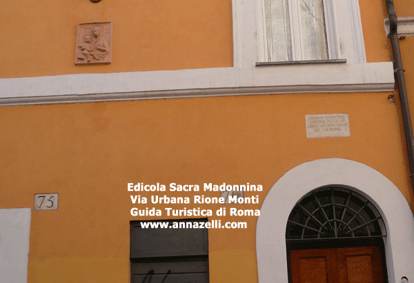edicola sacra madonnina via urbana 75 roma