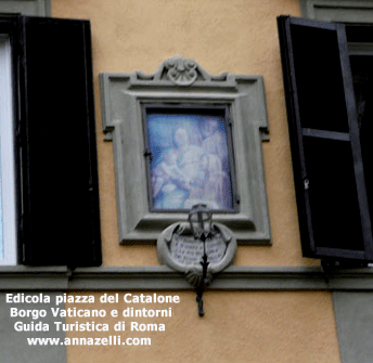 edicola sacra piazza del catalone rione borgo vaticano e dintorni (roma)