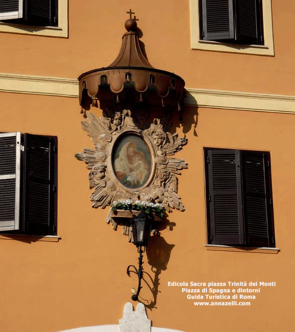 edicola sacra piazza trinit dei monti piazza di spagna e dintorni roma