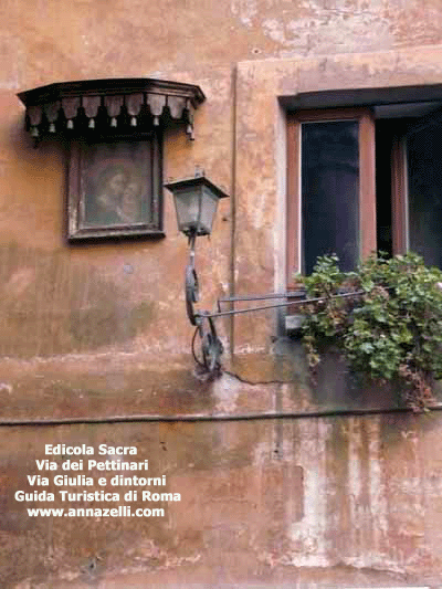 edicola sacra via dei pettinari via giulia e dintorni roma