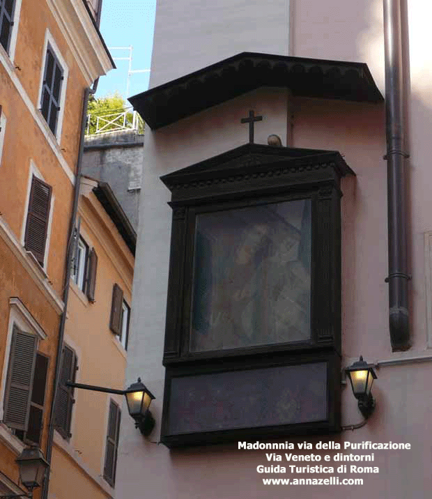 edicola sacra via della purificazione via veneto e dintorni roma