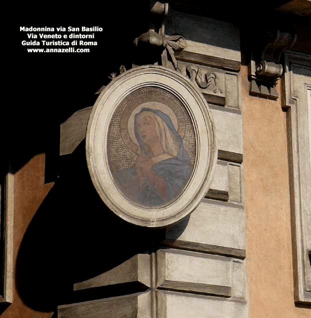 edicola sacra via san basilio via veneto e dintorni roma