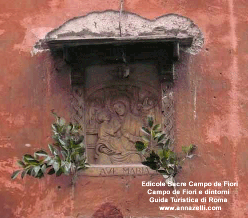 edicole sacre campo de fiori e dintorni (roma)
