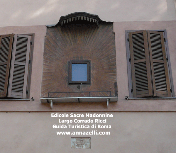 edicole sacre madonnine a largo corrado ricci roma