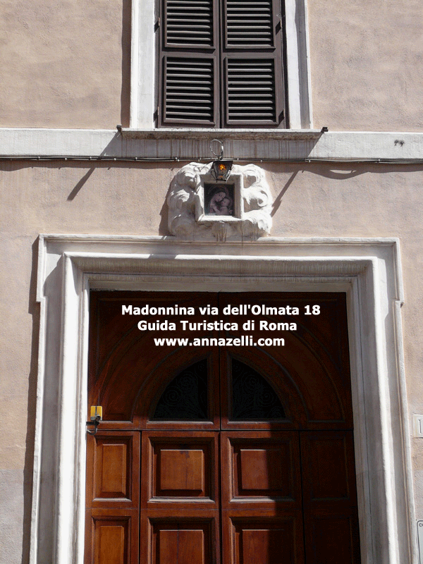 edicole sacre madonnine via dell'olmata, roma