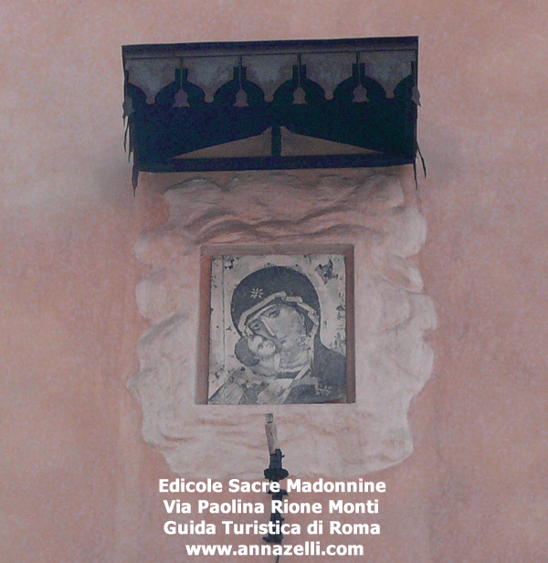 edicole sacre madonnine via paolina roma