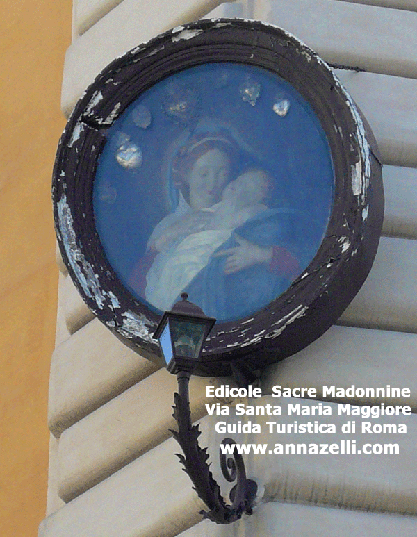edicole sacre madonnine via santa maria maggiore roma