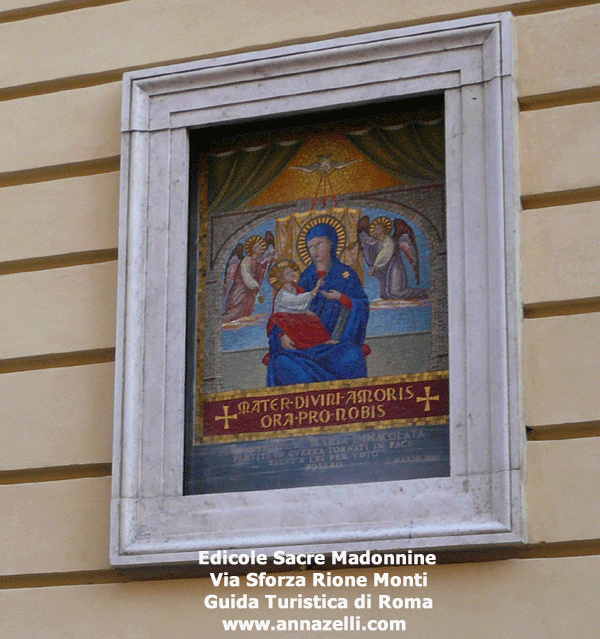 edicole sacre madonnine via sforza roma