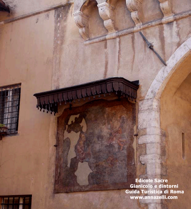 edicole sacre zona del gianicolo e dintorni