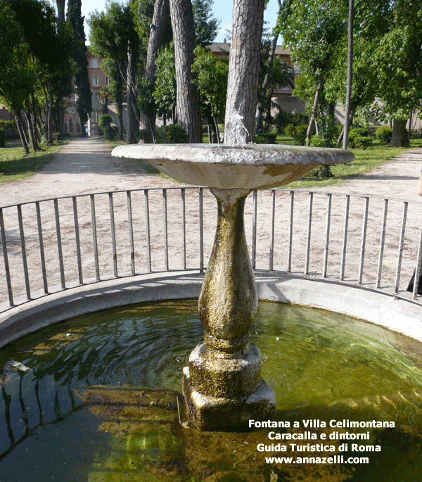 fontana a villa celimontana caracalla e dintorni (roma)