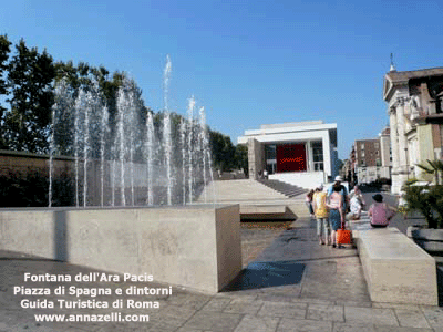 fontana dell'ara pacis piazza di spagna e dintorni roma