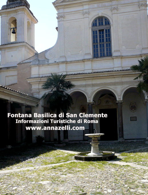 fontana al chiostro della basilica di san clemente, roma