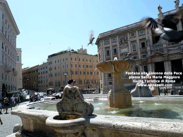 fontana alla colonna della pace santa maria maggiore roma