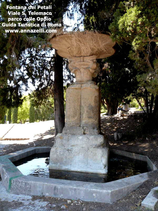 fontana dei petali a colle oppio roma