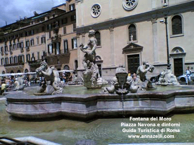fontana del moro piazza navona e dintorni