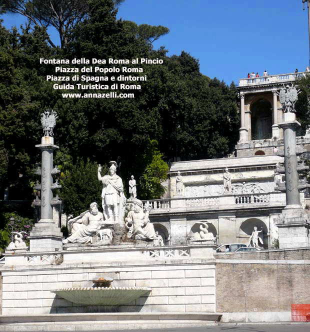 fontana della dea roma piazza di spagna e dintorni roma