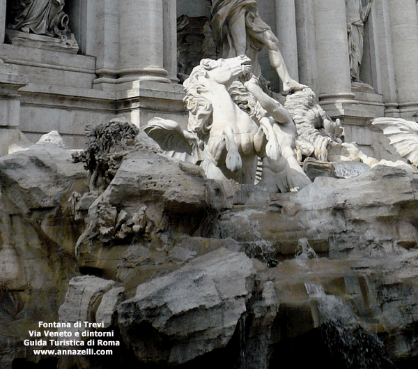 fontana di trevi via veneto e dintorni roma