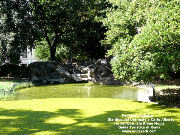 fontana giardino del quirinale via del quirinale roma