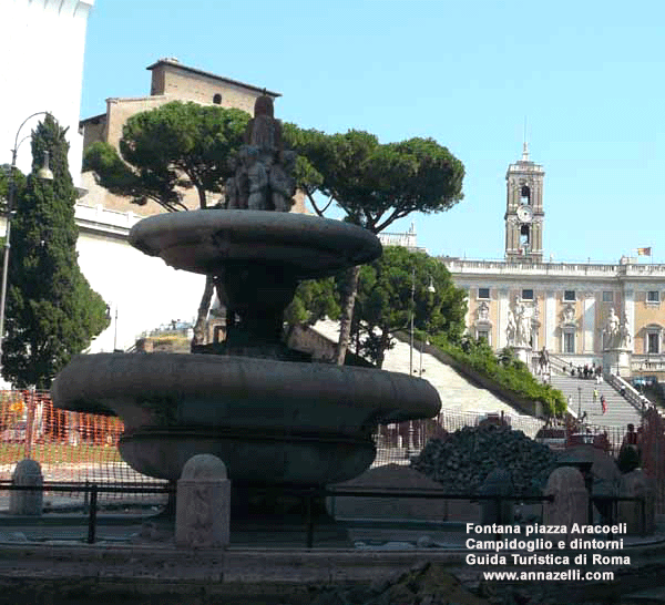 fontana dell'aracoeli campidoglio e dintorni (roma)