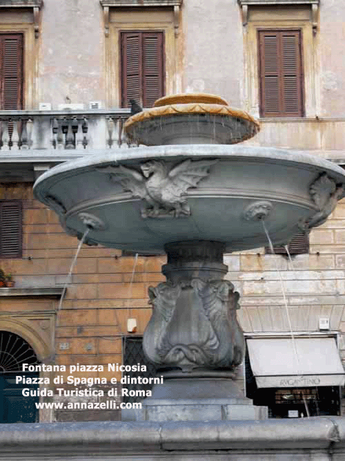 fontana piazza nicosia piazza di spagna e dintorni roma