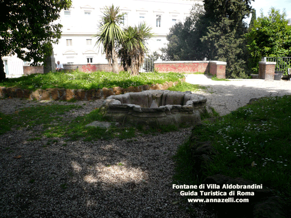 fontane di villa aldobrandini roma