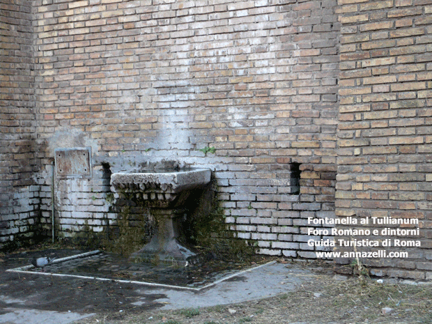 fontanella lungo il tullianum foro romano e dintorni roma