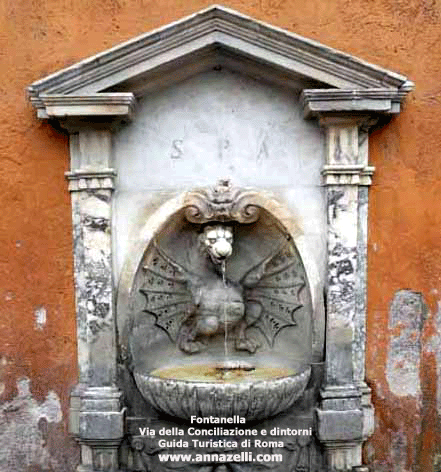 fontanella via della conciliazione e dintorni roma