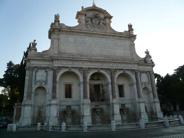 fontanone del gianicolo fontana mostra dell'acqua paola gianicolo e dintorni roma