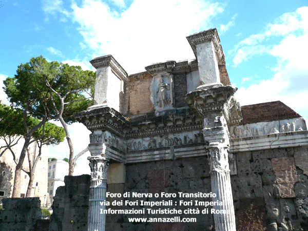 foro di nerva o foro transitorio fori imperiali roma