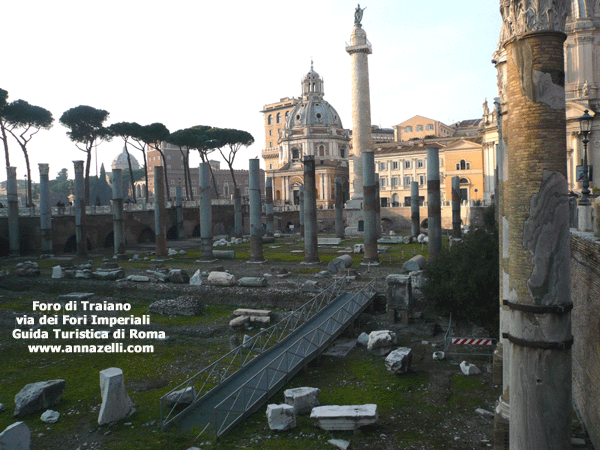 foro di traiano ai fori imperiali roma