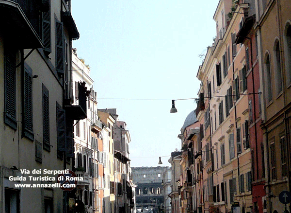 foto via dei serpenti (roma)