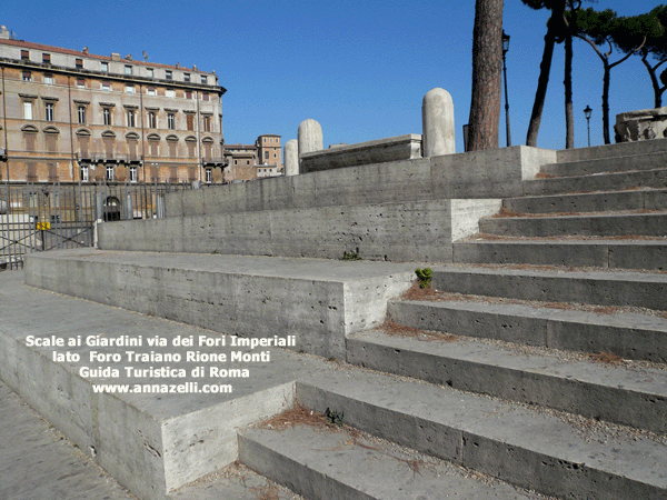 gradinate giardini ai fori imperiali roma