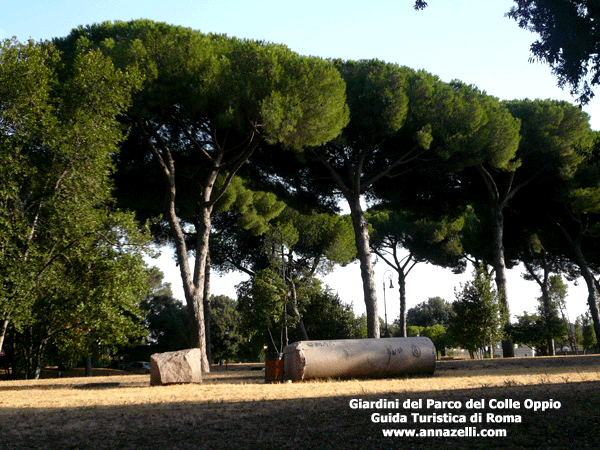 giardini del parco del colle oppio roma