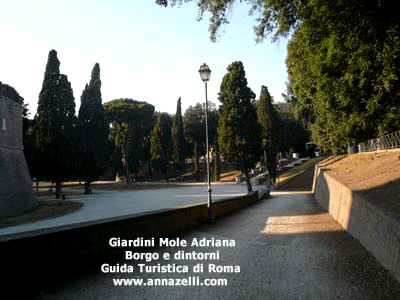 giardini della mole adriana borgo vaticano e dintorni (roma)